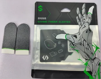 Siyah Köpekbalığı 5 4 E-Spor Parmak Kollu PUBG Oyun Denetleyicisi Sweatproof Oyun cep telefonu dokunmatik ekran eldiveni Xiaomi için