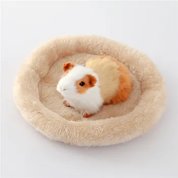 Hamster Yuva Ped Kadife Sıcak Pet Arctic Pamuk Yastık Kirpi Chinchilla Tavşan Yatak 6 Renkler Malzemeleri Kobay