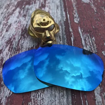 Glintbay 100 % Hassas Fit için Polarize Yedek Lensler Oakley Stil Anahtarı Sunglass-Buz Mavisi Ayna