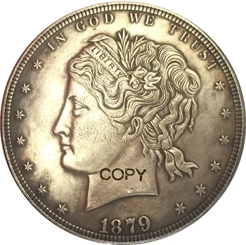 1879 Amerika Birleşik Devletleri $1 Dolar paraları KOPYA Tipi 2