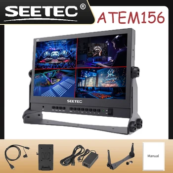 SEETEC ATEM156 15.6 İnç Canlı Vs Yayın Müdürü ATEM Mini 4 HDMI Giriş Çıkışı ile Video Switcher Karıştırıcı İzlemek 