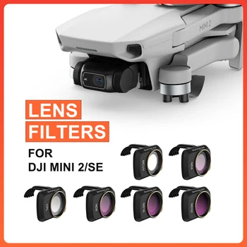 DJI Mini 2 Drone kamera Gimbal Lens Filtre MCUV CPL ND4 8 16 32 Kamera Lens Güneşlik Koruyucu DJI Mavic Mini Aksesuarları