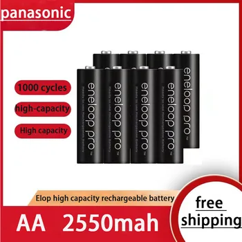 100 % Panasonic Eneloop Orijinal Pil Pro AA 2550mAh 1.2 V Nİ-MH Kamera El Feneri Oyuncak Ön Şarjlı Şarj Edilebilir Piller