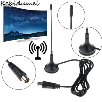 kebidumei Mini HDTV Anten Kapalı Sinyal Alıcısı Hava Booster 5dBi DVB-T / T2 Karasal HDTV Dijital CMMB Televizyon Alıcıları