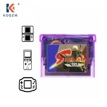 Sürüm Desteği TF Kart GameBoy Advance Oyun Kartuşu İÇİN GBA / GBM / IDS/NDS / NDSL Süper Kart oyun konsolu bellek