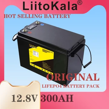 LiitoKala 12V 200Ah 280Ah 300Ah LiFePO4 pil paketi ile 150A BMS için 12.8 v pil E-scooter RV Güneş Enerjisi depolama sistemi