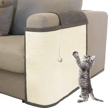 Kedi Tırmığı Mobilya Koruyucu Anti Kedi Tırmığı Mobilya Koruyucu Bir Oyun Topu İle Anti Tırmalama Sisal Kanepe Muhafızları