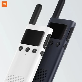 Orijinal Xiaomi Mijia Akıllı Walkie Talkie 1S FM Radyo Hoparlör İle Akıllı Telefon APP Kontrol Konumu Paylaşımı Hızlı Takım Konuşma Açık